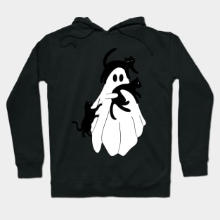 Black Cat Ghost Hoodie